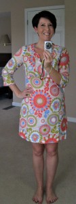Notch Neck tunic multi riviera Notch Neck tunic multi riviera