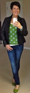 Fun tank, Boden leather blazer, Eddies