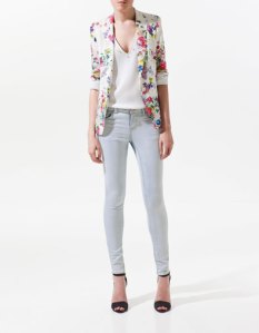 printed jogging blazer