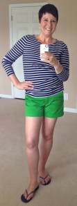 JCrew shorts, Boden Breton top, Havaianas JCrew shorts, Boden Breton top, Havaianas