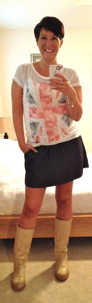 Frye Sabrinas and Zara tee