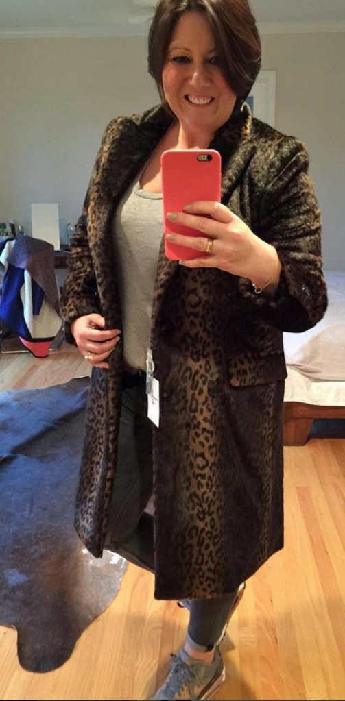 carinne roitfeld for Uniqlo coat