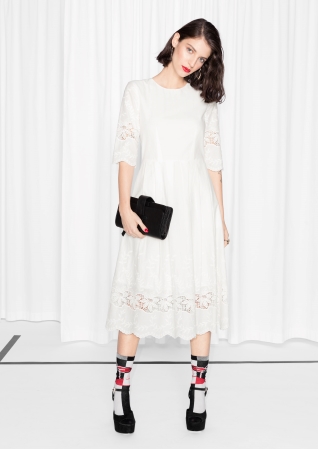 lace midi dress