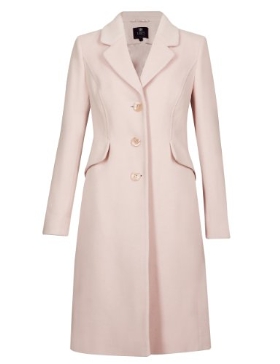 Pink cashmere coat