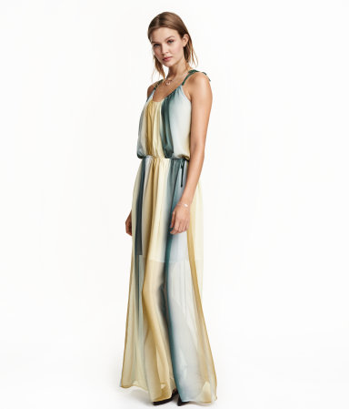 chiffon maxi dress