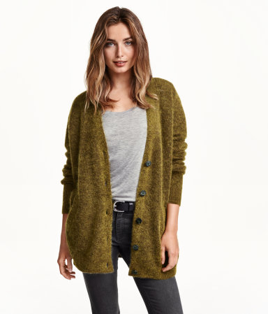 mohair cardigan