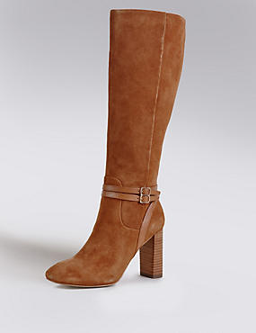 block heeled boot