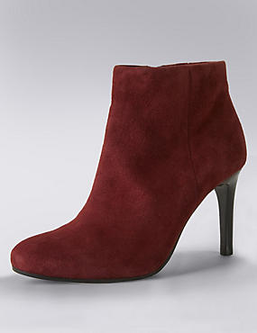 burgundy ankle boot