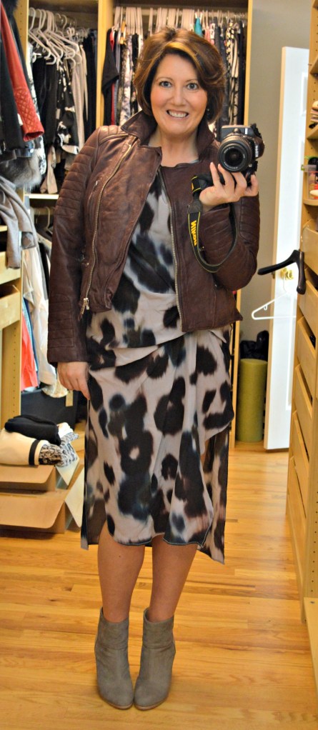 Oxblood leather jacket