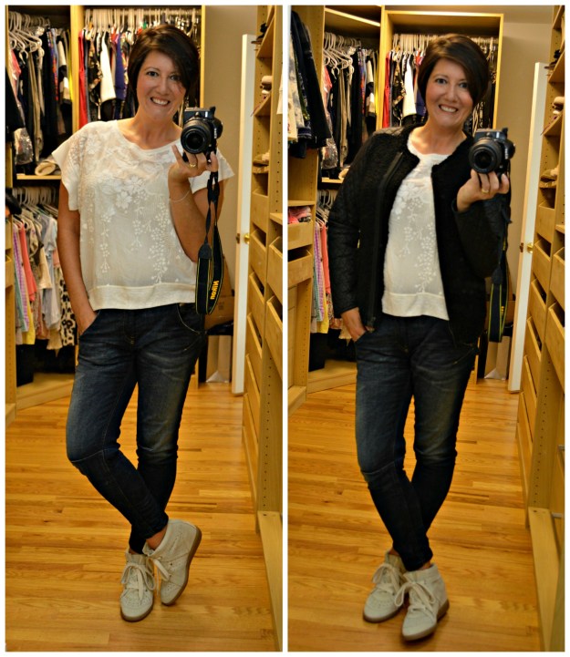 Diesel Jogg jeans and M&S limited jacket