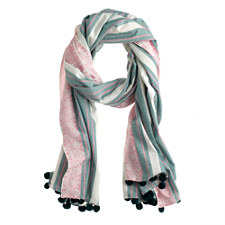 jade and pinck scarf