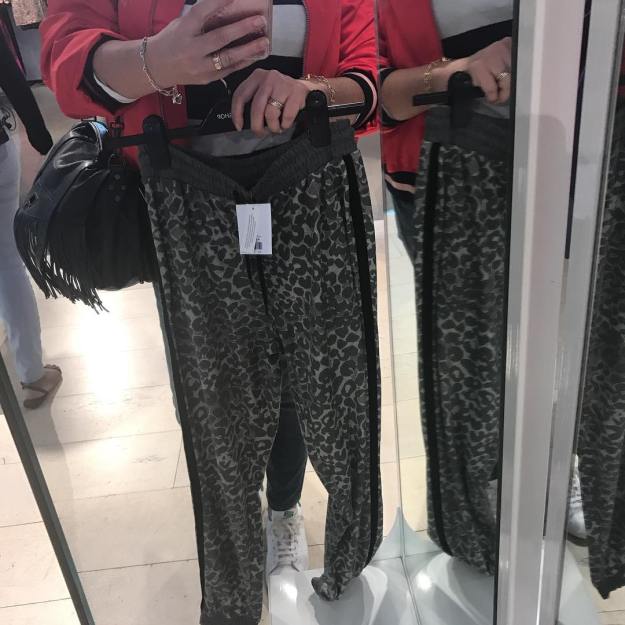 TopShop leopard print joggers