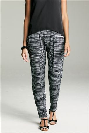 textured jersey trousers