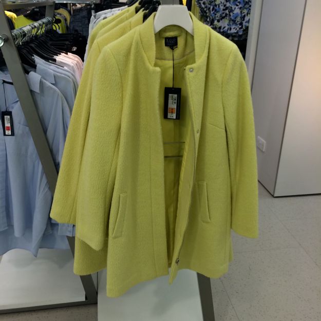 M&S coat lime
