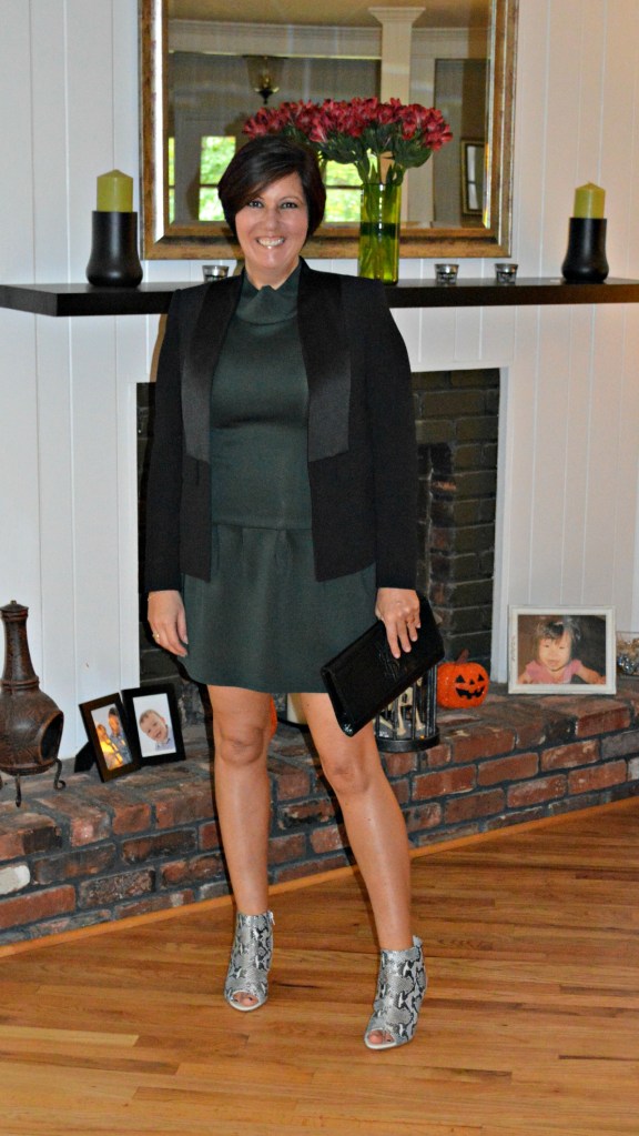 Zara dress and peep toes