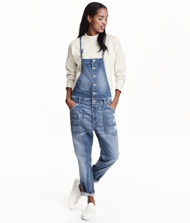 button overalls