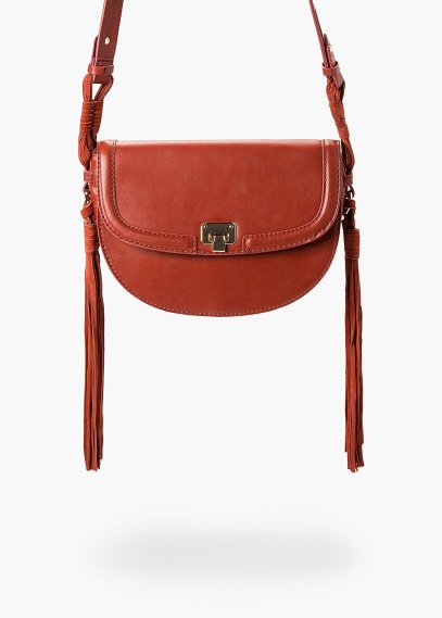Mango fringe cross body