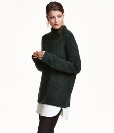 maohair shirt sweater