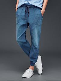 denim joggers