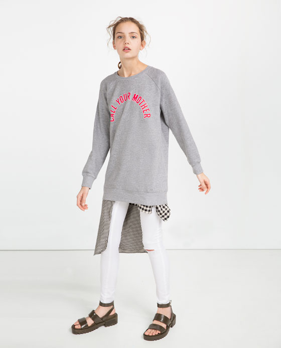 oversized sweatshirt