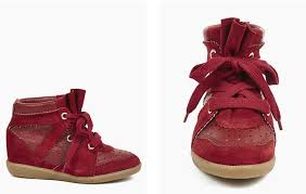 Burgundy betty sneaker