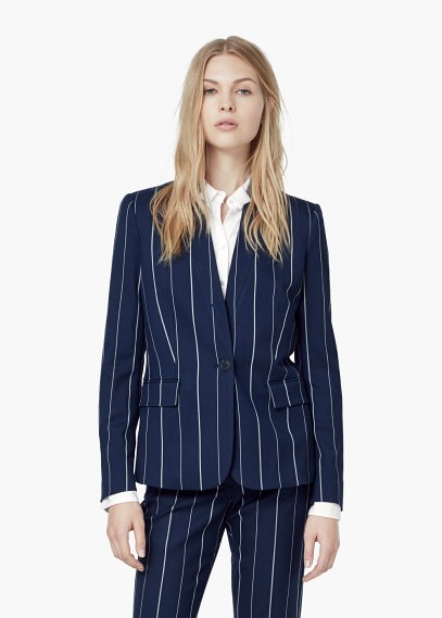 Mango pinstripe jacket