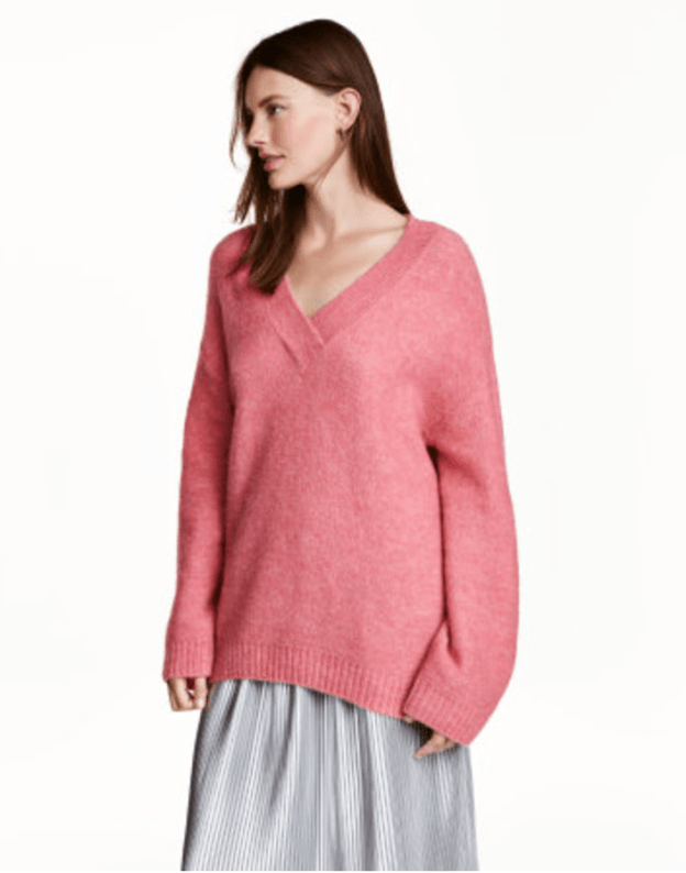 H&M pink sweater