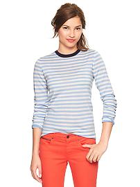 Gap striped jumper pale blue
