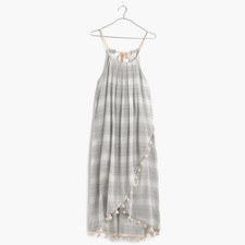 tassel scarf dress