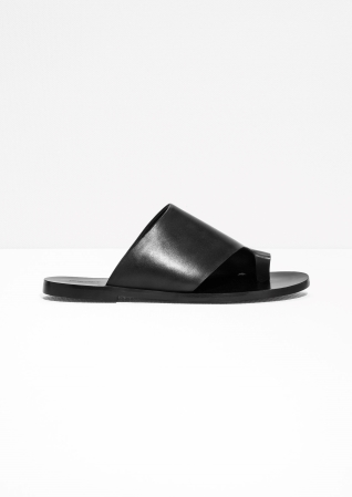 black sandal