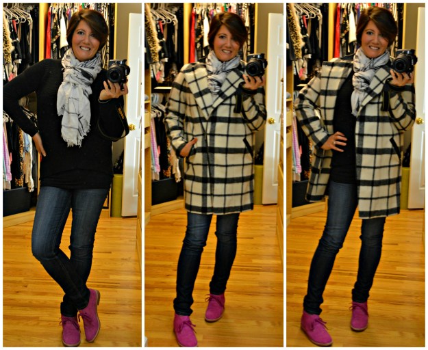 Pink Boden Boots M&S coat