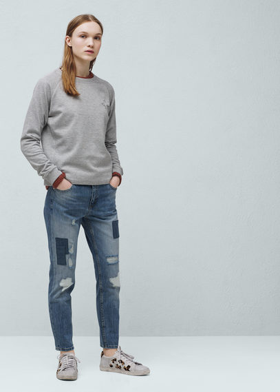 Mango message sweatshirt